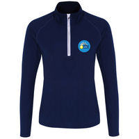 Load image into Gallery viewer, Harrow Weald Lawn Tennis Club - Women&#39;s Long Sleeve Performance 1/4 Zip
