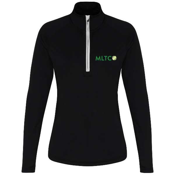 Mannamead Lawn Tennis Club - Women's Long Sleeve Performance 1/4 Zip