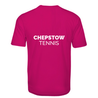 Load image into Gallery viewer, Chepstow Tennis Club - Kids Performance T-Shirt (English)
