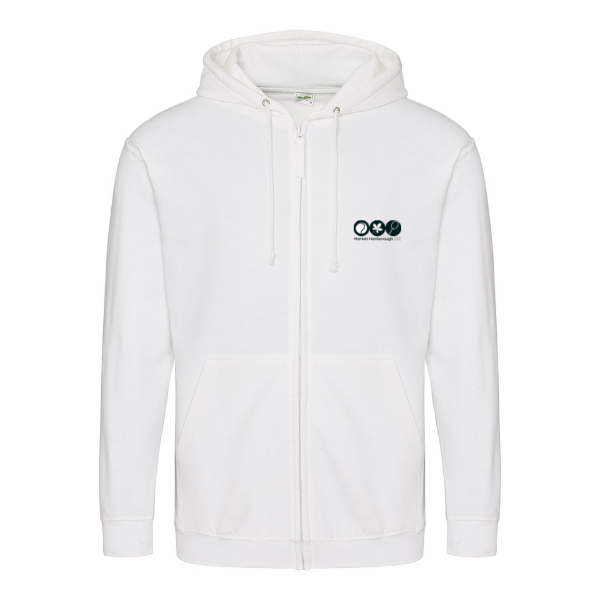 Market Harborough - Unisex Zip Hoodie (Back Logo Option)