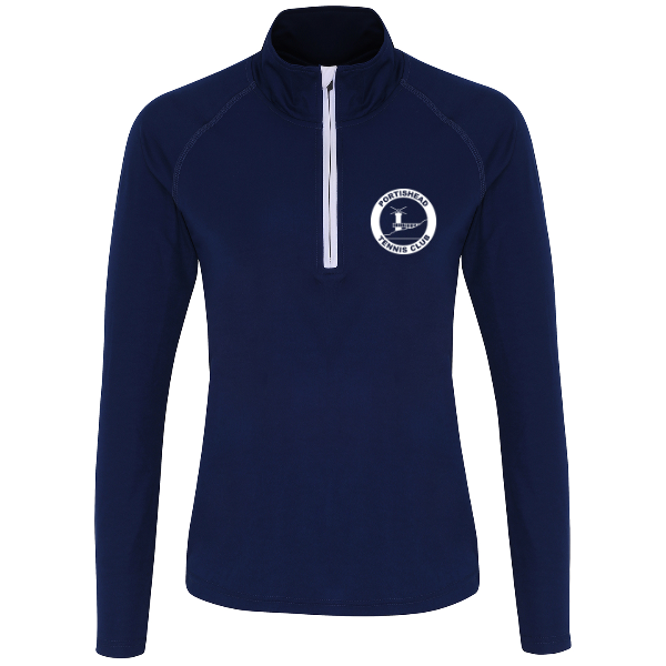 Portishead Tennis Club - Women's Long Sleeve Performance 1/4 Zip