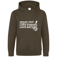 Load image into Gallery viewer, Love Fishing Love Nature - Kids Hoodie- Freshwater
