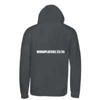 Load image into Gallery viewer, Woodplayers - Classic Hoodie (Back Logo Option)
