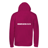 Load image into Gallery viewer, Woodplayers - Michaelmas Exclusive Hoodie (Back Logo Option)
