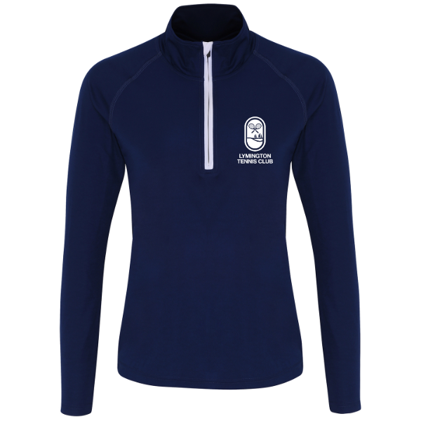 Lymington Tennis Club - Women's Long Sleeve Performance 1/4 Zip