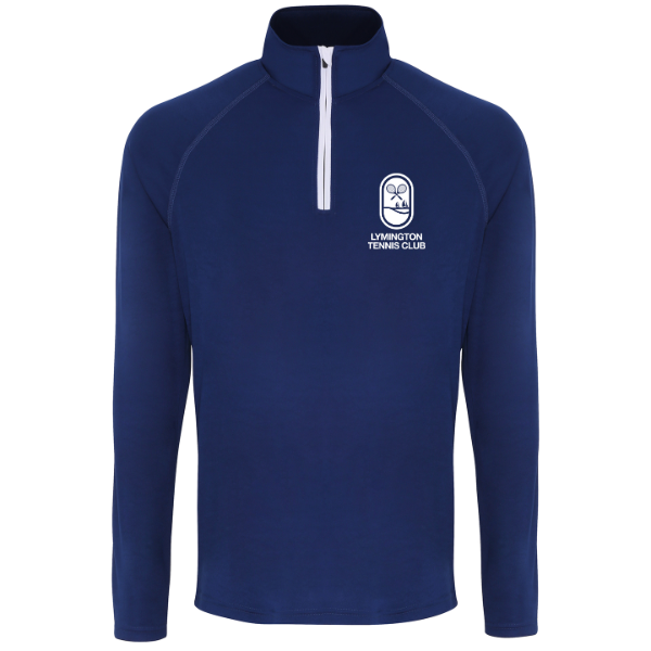 Lymington Tennis Club - Men's Long Sleeve Performance 1/4 Zip