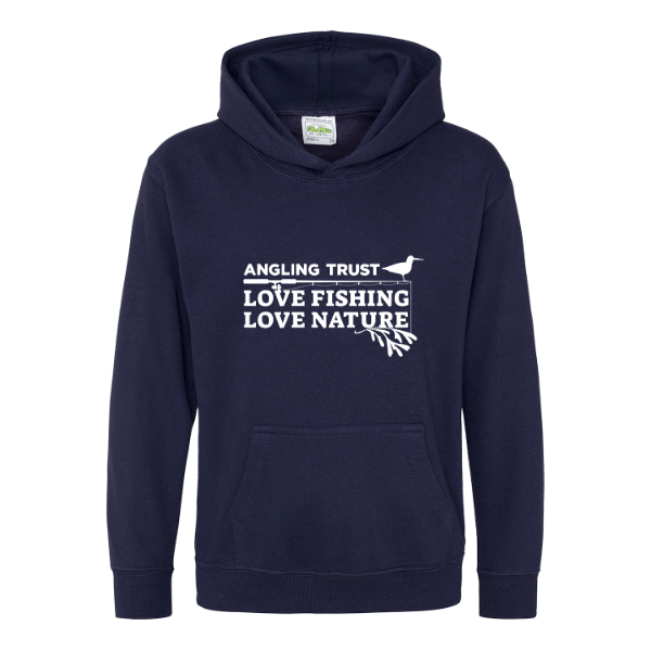 Love Fishing Love Nature - Kids Hoodie - Saltwater