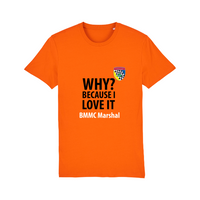 Load image into Gallery viewer, British Motorsports Marshals Club - Why? Organic Tee
