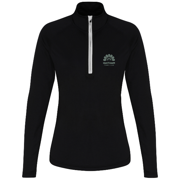 Ightham Tennis Club - Women's Long Sleeve Performance 1/4 Zip