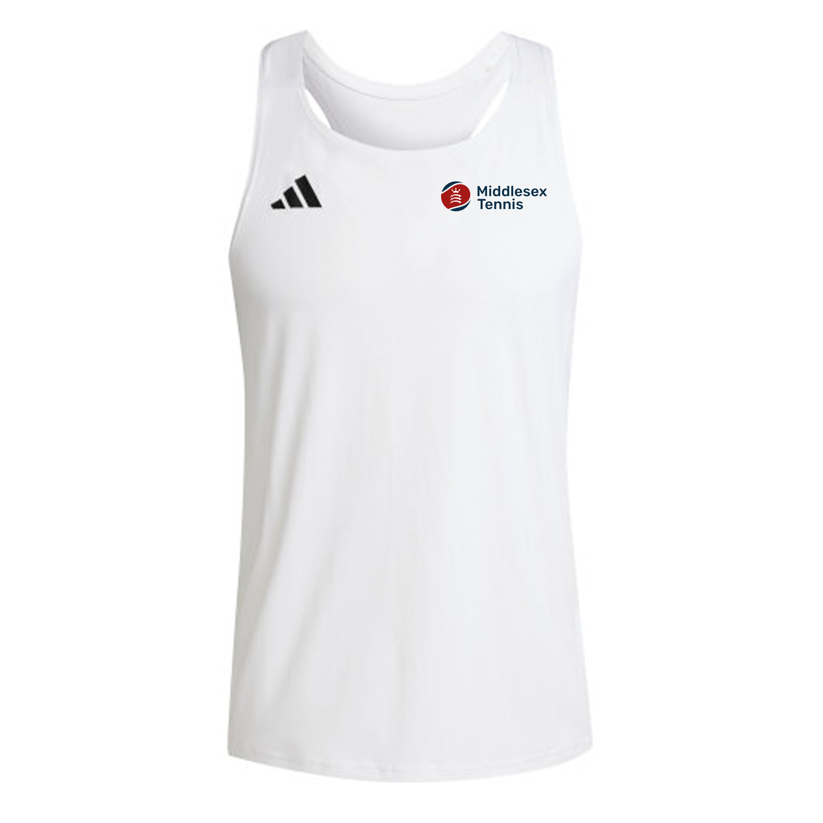 Middlesex Tennis Youth White Singlet