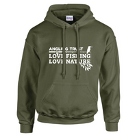 Load image into Gallery viewer, Love Fishing Love Nature - Unisex Hoodie - Freshwater
