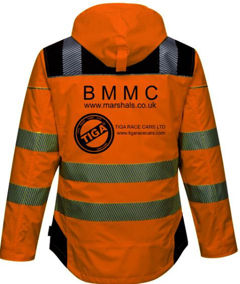 British Motorsports Marshals Club - Beeswift Hi-Vis Fleece Lined Traffic Jacket
