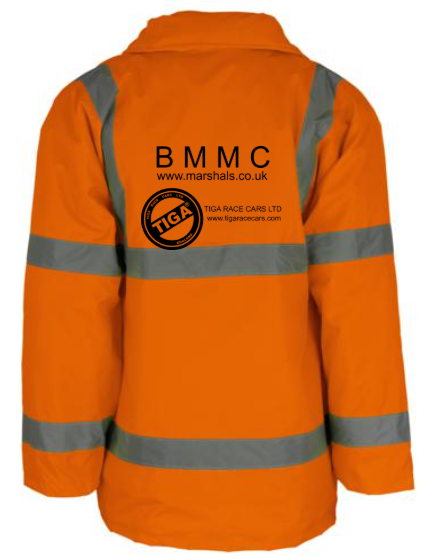 British Motorsports Marshals Club - TIGA -  Leo Workwear Hi Vis Tawstock Executive Jacke