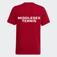 Load image into Gallery viewer, Middlesex Tennis - Youth Red Tee
