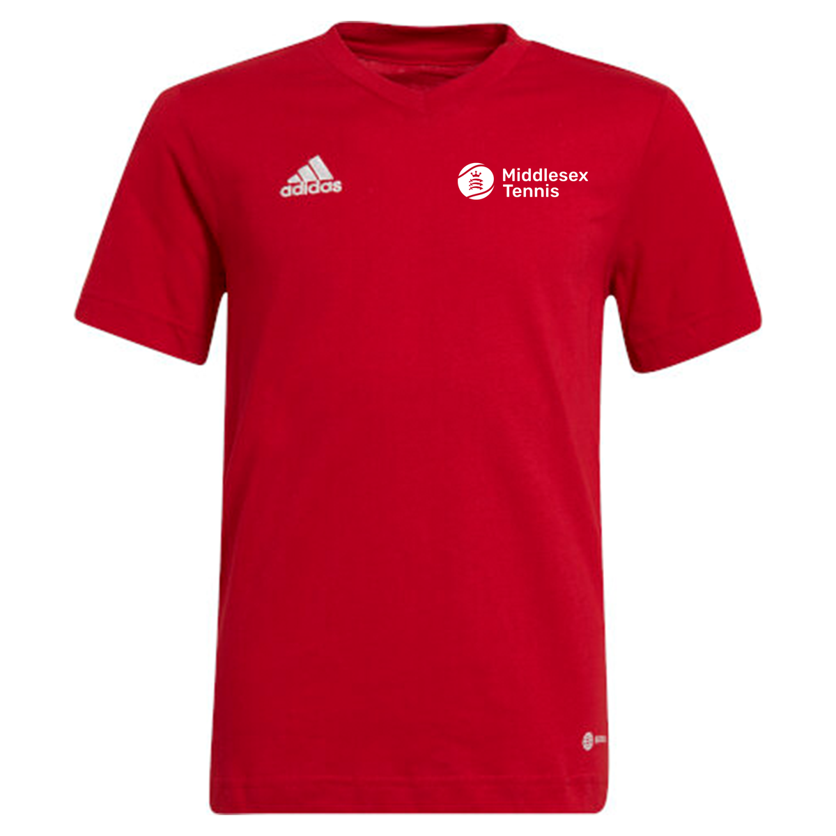 Middlesex Tennis Young Adults Red Tee