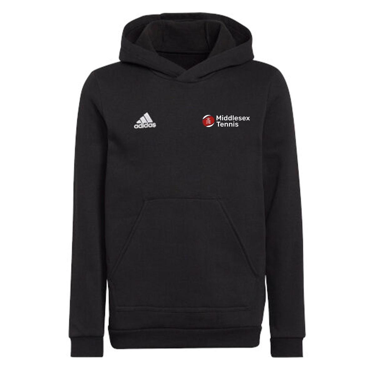 Middlesex Tennis Young Adults Black Hoodie