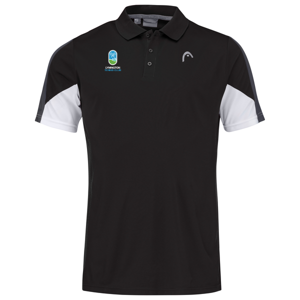 Lymington Tennis Club - HEAD CLUB 22 Men's Tech Polo Shirt