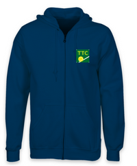 Load image into Gallery viewer, Trottiscliffe Tennis Club - Gildan Adult Full Zip Hooded Sweatshirt
