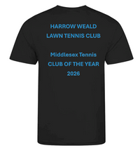 Load image into Gallery viewer, Harrow Weald Lawn Tennis Club - HWLTC Performance T-Shirt Men's Club of the year
