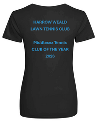 Load image into Gallery viewer, Harrow Weald Lawn Tennis Club - HWLTC Performance T-Shirt Women's Club of the year

