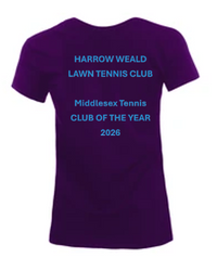 Load image into Gallery viewer, Harrow Weald Lawn Tennis Club - HWLTC Performance T-Shirt Women's Club of the year
