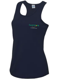 Load image into Gallery viewer, LS - Women&#39;s Performance Vest - White text
