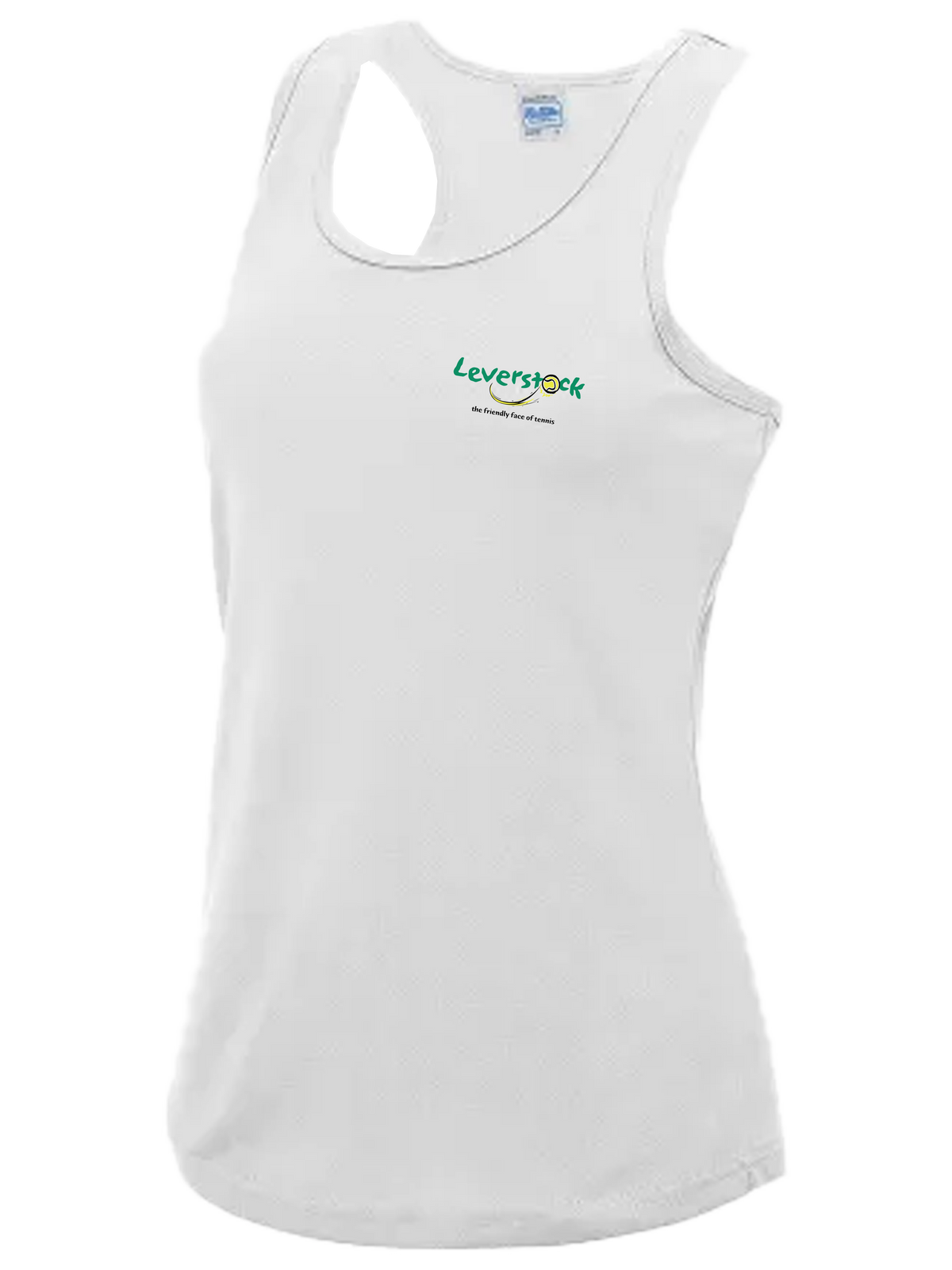 LS - Women's Performance Vest - Green Text
