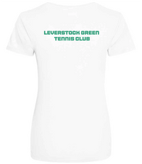 Load image into Gallery viewer, LS - Women&#39;s Performance T-Shirt - Green text
