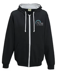 Load image into Gallery viewer, Mojo Run Club Zip Hoodie - White Logo
