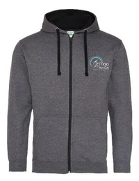 Load image into Gallery viewer, Mojo Run Club Zip Hoodie - White Logo
