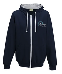 Load image into Gallery viewer, Mojo Run Club Zip Hoodie - White Logo
