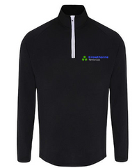 Load image into Gallery viewer, Crowthorne Tennis Club - New Men's Long Sleeve Performance 1/4 Zip
