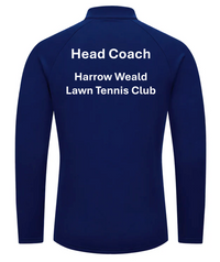 Load image into Gallery viewer, Harrow Weald Lawn Tennis Club - Men's Head Coach Long Sleeve Performance 1/4 Zip
