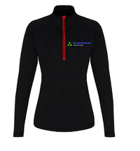 Load image into Gallery viewer, Crowthorne Tennis Club - New Women's Long Sleeve Performance 1/4 Zip
