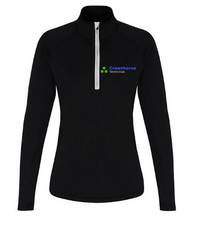 Load image into Gallery viewer, Crowthorne Tennis Club - New Women's Long Sleeve Performance 1/4 Zip
