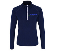 Load image into Gallery viewer, Crowthorne Tennis Club - New Women's Long Sleeve Performance 1/4 Zip
