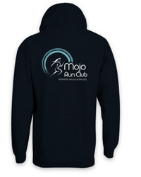 Load image into Gallery viewer, Mojo Run Club Zip Hoodie - White Logo
