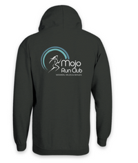 Load image into Gallery viewer, Mojo Run Club Zip Hoodie - White Logo
