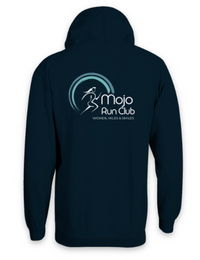 Load image into Gallery viewer, Mojo Run Club Zip Hoodie - White Logo
