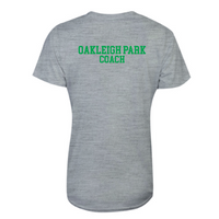 Load image into Gallery viewer, Oakleigh Park Sports Club - Women&#39;s Performance Coach T-Shirt
