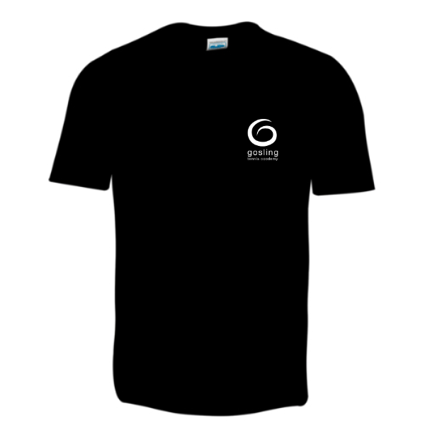 Gosling Tennis Academy - Men's Performance Team T-Shirt - Black