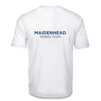 Load image into Gallery viewer, Maidenhead Lawn Tennis Club - Men&#39;s Performance Team T-Shirt - White
