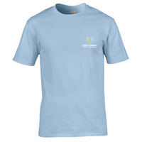 Load image into Gallery viewer, Kent Kidney Patients - Men&#39;s Premium Cotton T-Shirt - Blue
