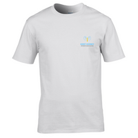 Load image into Gallery viewer, Kent Kidney Patients - Men&#39;s Premium Cotton T-Shirt - White
