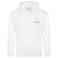 Load image into Gallery viewer, Kent Kidney Patients - Embroidered Hoodie - White
