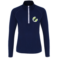 Load image into Gallery viewer, Cranleigh Tennis &amp; Social Club - Women&#39;s Long Sleeve Performance 1/4 Zip
