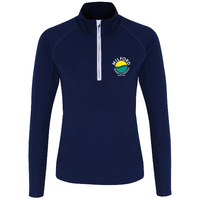 Load image into Gallery viewer, Milford Tennis &amp; Squash Club - Women&#39;s Long Sleeve Performance 1/4 Zip
