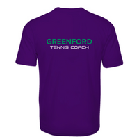 Load image into Gallery viewer, Greenford Tennis Club - Men&#39;s Performance Coach T-Shirt
