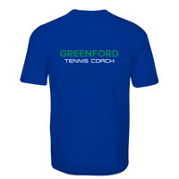Load image into Gallery viewer, Greenford Tennis Club - Men&#39;s Performance Coach T-Shirt

