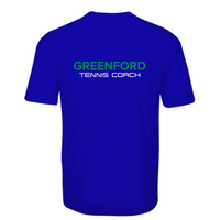 Load image into Gallery viewer, Greenford Tennis Club - Men&#39;s Performance Coach T-Shirt
